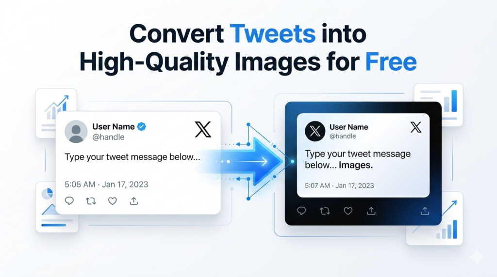 Convert Tweets into High-Quality Images for Free Using Online Tweet Screenshot Generators