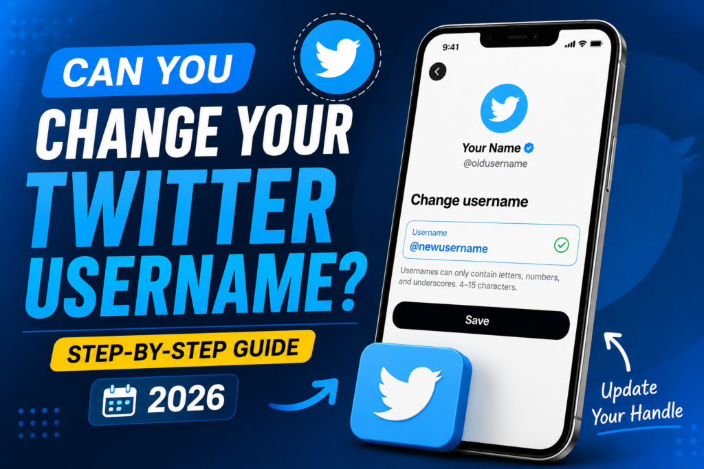 can you change your twitter username